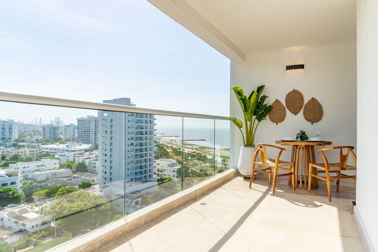 Cb1330 | Hermosa Vista 180° 7min Del Centro Apartamento Cartagena