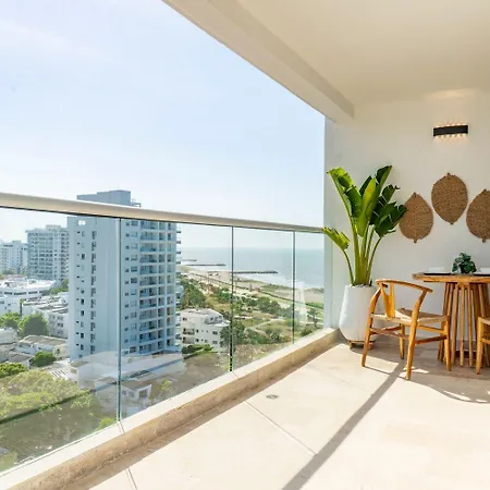 Cb1330 | Hermosa Vista 180° 7min Del Centro Apartamento Cartagena